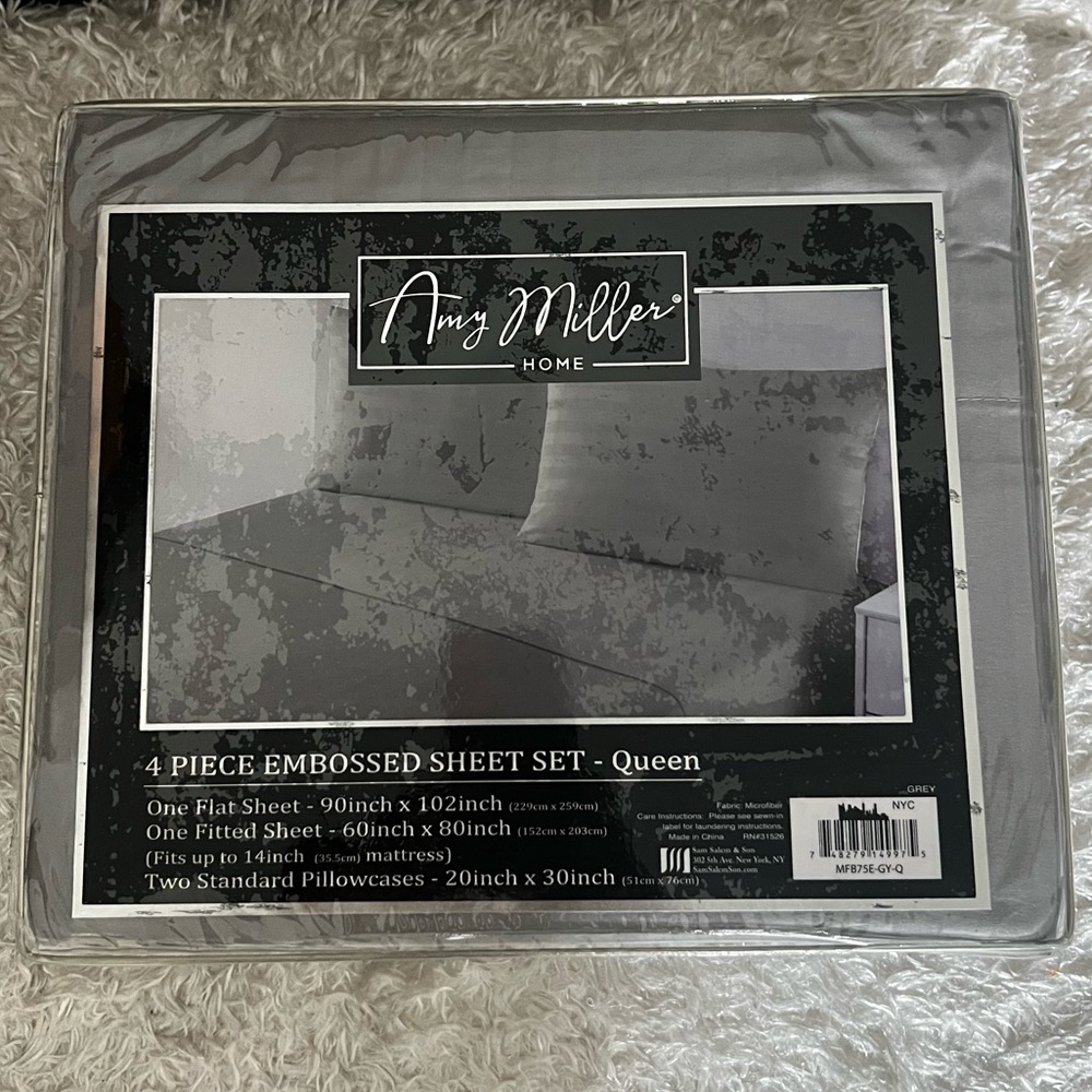 Amy Miller - 4 Piece Sheet Set - BRAND NEW in Package